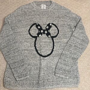 Love Your Melon Disney Minnie Mouse Speckled Knit Crewneck Sweater Size M